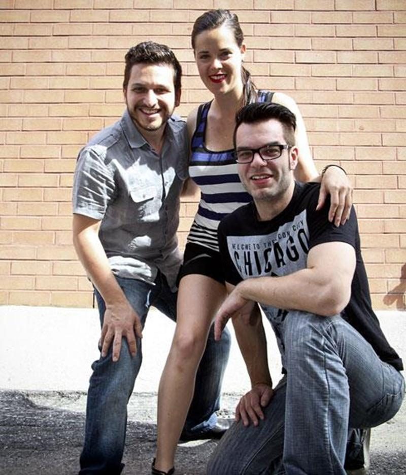 Jimmy Lord, Emmanuelle St-Jean et Yan Scott du groupe Karma.