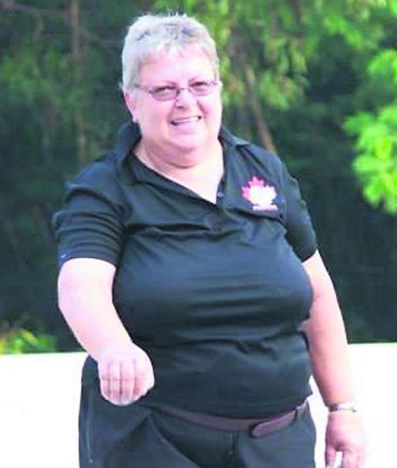 Monique Daigle a participé à la Coupe des confédérations de pétanque au début septembre. Photo Courtoisie