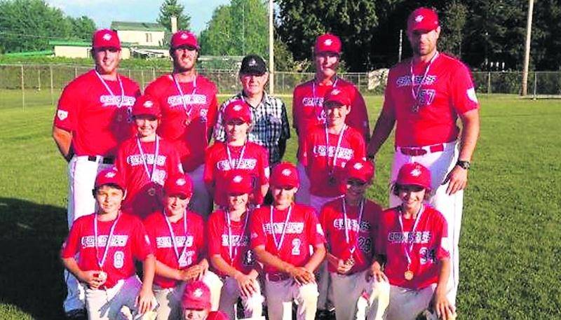 Les Condors de Saint-Hyacinthe moustique AA ont été les seuls à atteindre le championnat provincial de baseball. Photo Facebook Baseball Saint-Hyacinthe