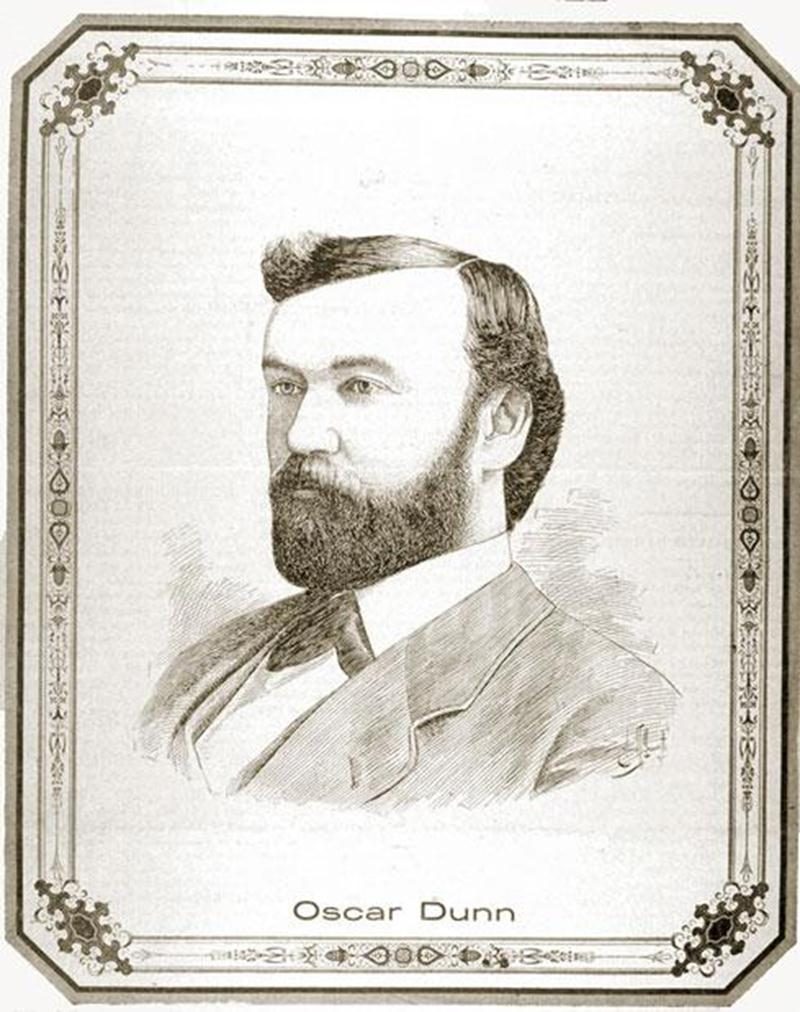 Oscar Dunn : Gravure d’Edmond Z. Massicotte, Le Monde illustré, vol. 17 no 863. p. 449 (17 novembre 1900)