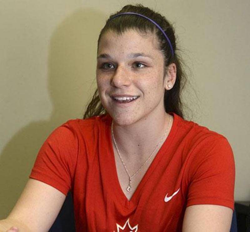 Audrey Belzile a participé à la première étape du camp de sélection d'Équipe Canada des moins de 18 ans en hockey féminin.