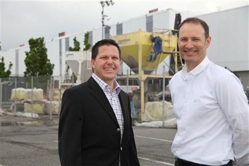 Richard Plante et Éric Leuenberger, de la Corporation aquatique maskoutaine.