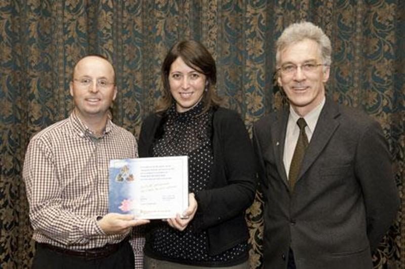 Richard Mongrain, ingénieur forestier; Marie-Andrée Lussier, enseignante; Daniel Archambault, ingénieur forestier et directeur général de l'Association forestière des Cantons de l’Est.