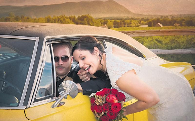 Cette photo intitulée J’irai où tu iras a permis à Patrick Roger de s’illustrer dans la catégorie « mariage - couple » au banquet de l’Association des photographes professionnels. Photo Patrick Roger