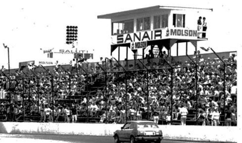 Sanair, un lieu de rendez-vous pour les passionnés de sport automobile. Archives CHSH.