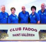 Une médaille d’argent pour le Club FADOQ Saint-Valérien
