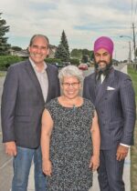 Guy Caron et Jagmeet Singh de passage en ville