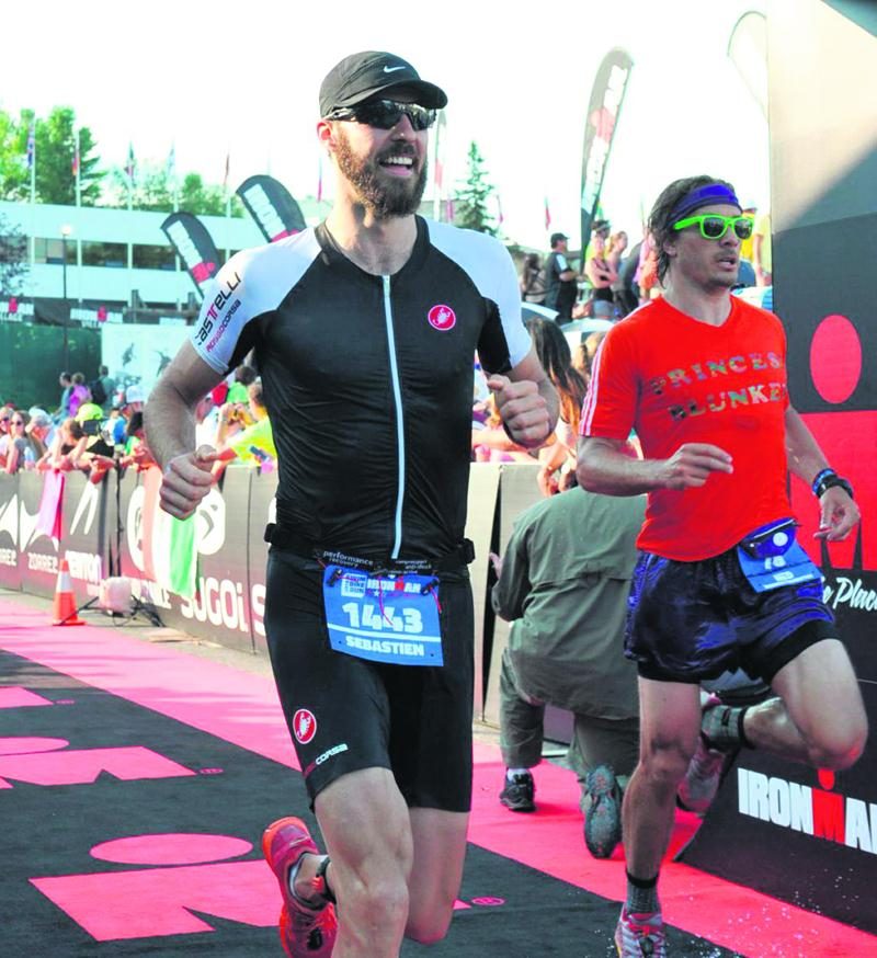Sébastien Letendre a complété son premier Ironman le 26 juillet, à Lake Placid. Photo Courtoisie