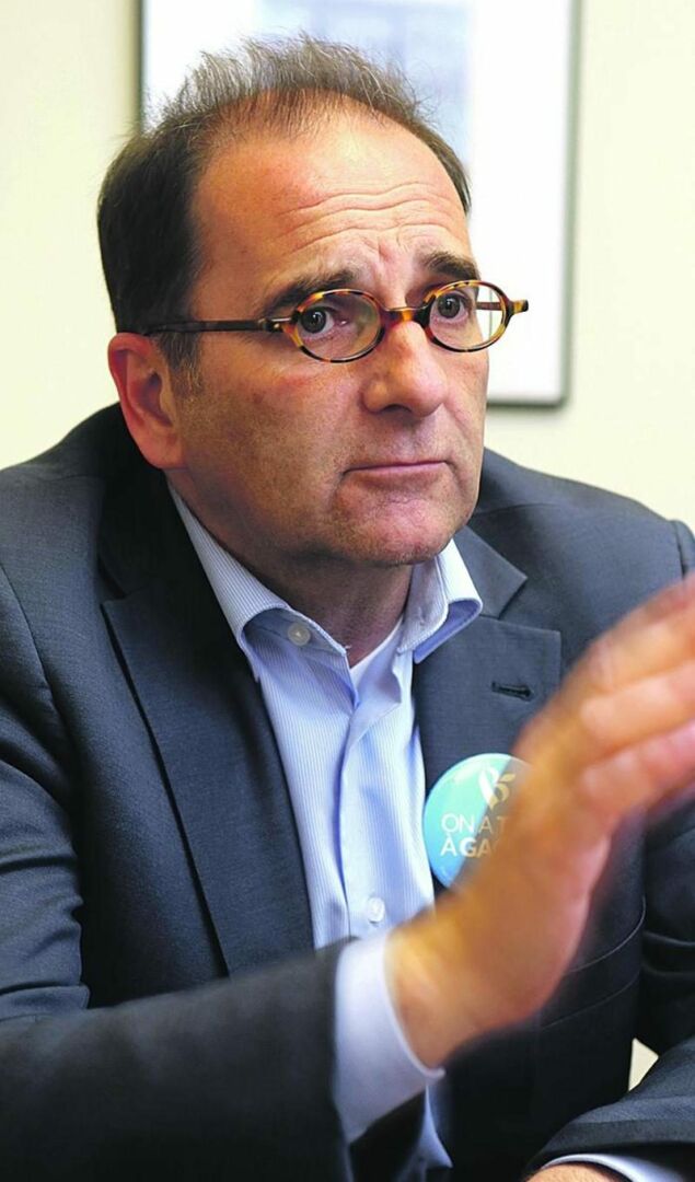 Le candidat bloquiste, Michel Filion. Photo Robert Gosselin | Le Courrier ©