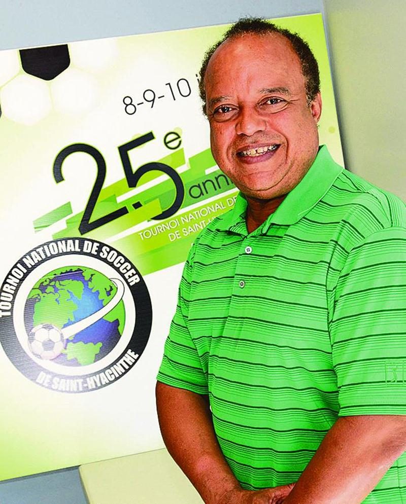 Le fondateur du Tournoi national de soccer de Saint-Hyacinthe, Ralph Gabriel, assurera la présidence d’honneur de la 25e édition. Photo François Larivière | Le Courrier ©