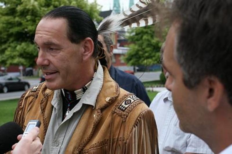 Guillaume Carle, Grand Chef des peuples autochtones du Canada.