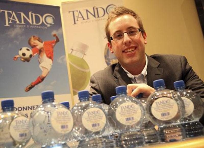 Raphaël Gosselin-Deschesnes, président de Tando, invite la population de Saint-Hyacinthe à « suivre attentivement l'émission <em>Dans l'oeil du dragon</em> ».