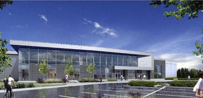 Voici à quoi ressemblerait le nouvel aréna de Syscomax à Saint-Hyacinthe. On en trouve des semblables à Chambly et Saint-Constant.