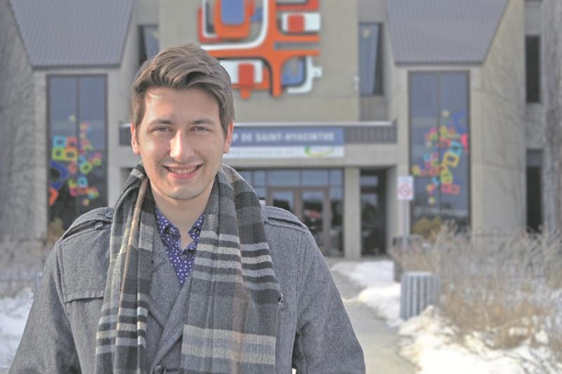 Keven Brasseur vient d’être nommé au poste de président de l’association étudiante du Cégep