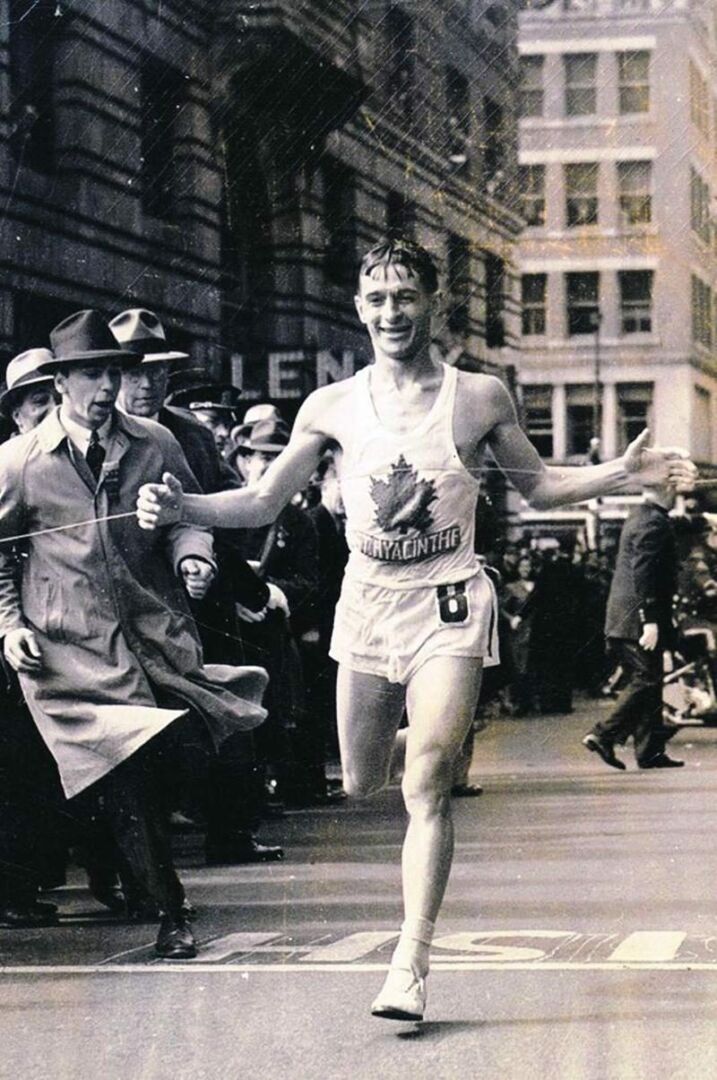 Le 19 avril 1940, Gérard Côté remportait pour la première fois le marathon de Boston. Photothèque | Le Courrier ©