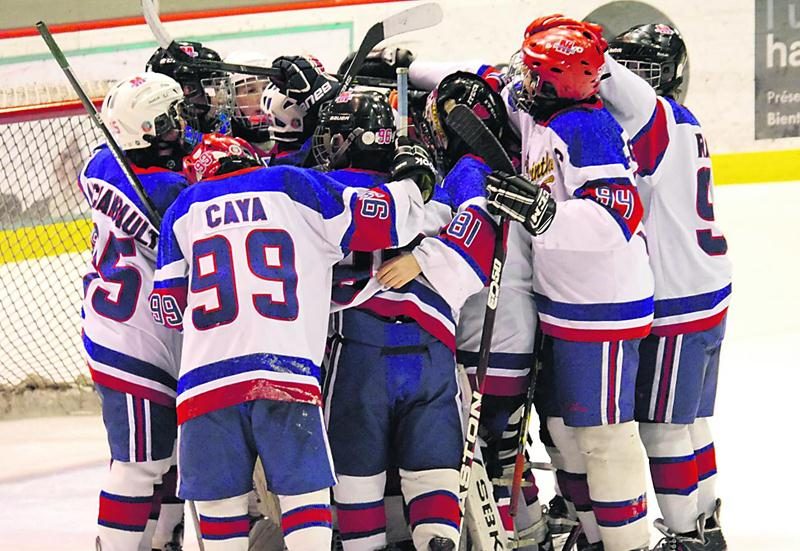 Les Mousquetaires pee-wee CC ont vu leur belle saison prendre fin en quart de finale à la Coupe Dodge. Photo Courtoisie