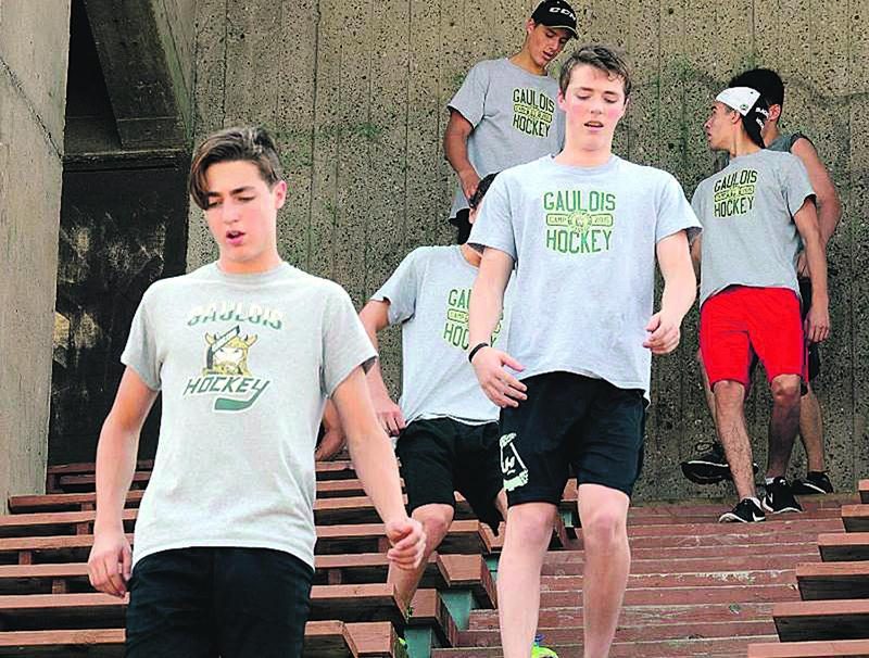 Le camp d’entraînement des Gaulois a été lancé le 9 août. Photo François Larivière | Le Courrier ©