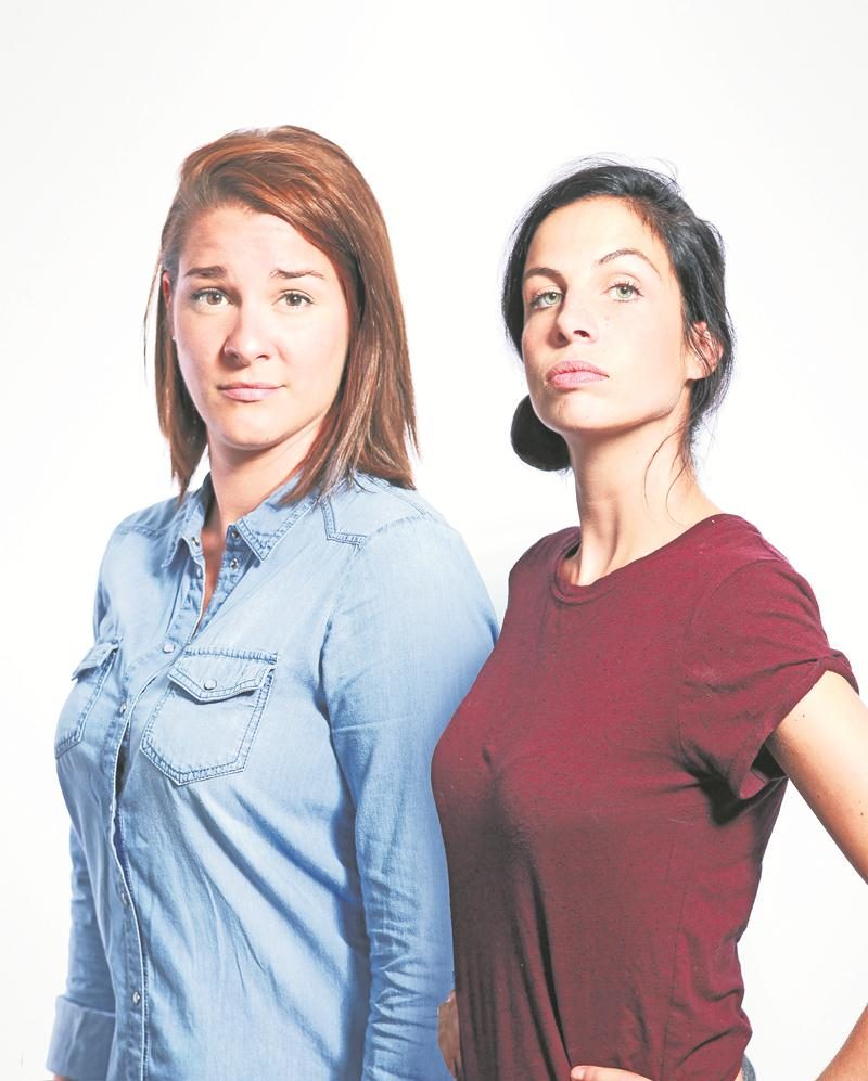 Ève Côté et Marie-Lyne Joncas ratissent large avec leurs « énergies masculines » qui ne manquent pas de mordant sur scène.