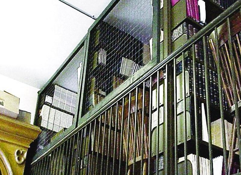 Voici le local de l’Index surnommé « l’enfer ». Photo : Bibliothèque du Séminaire de Saint-Hyacinthe