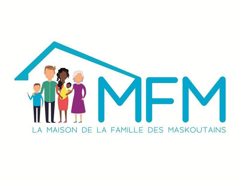 Le nouveau logo de la Maison de la Famille des Maskoutains se veut accueillant et représentatif des différentes réalités familiales en 2018.