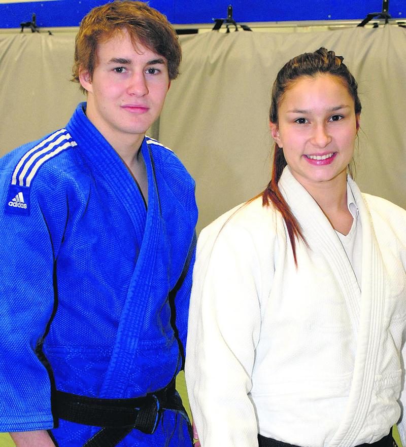 Benjamin Daviau et Audrey Poirier participeront au Tournoi international d’Aix-en-Provence au cours de la fin de semaine. Photo Martin Grenier