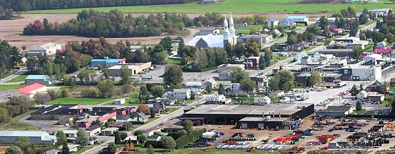 La municipalité de Saint-Valérien se retrouve isolée des autres dans le shéma d’aménagement révisé de la MRC. Photo Robert Gosselin | Le Courrier ©