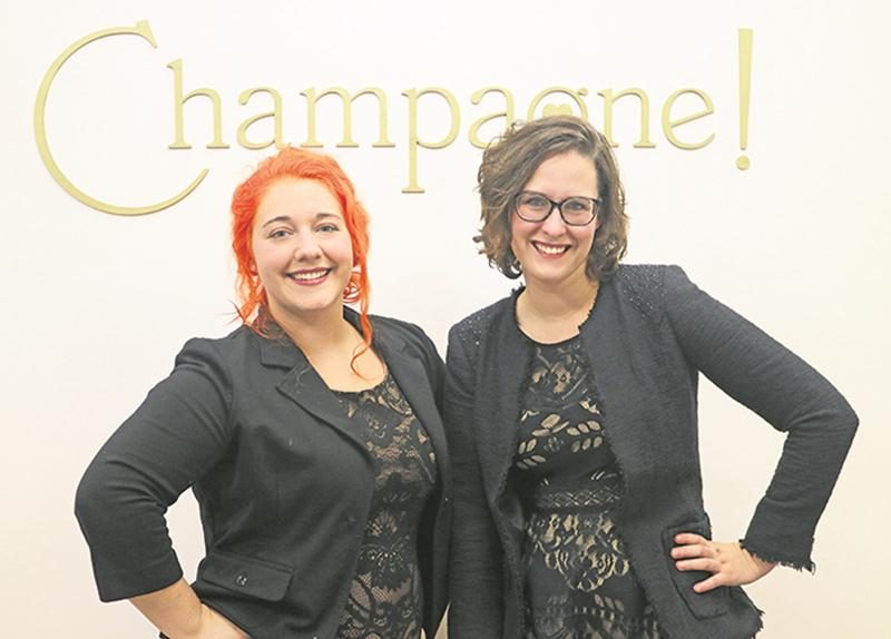 Claudy Tessier et son associée Jessica.