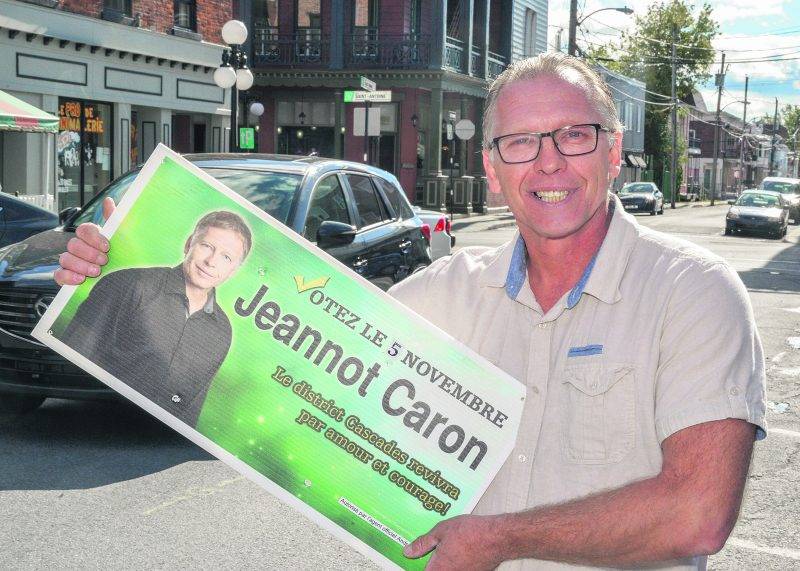Jeannot Caron en est à sa deuxième tentative dans le district Cascades aux élections municipales.   Photo François Larivière | Le Courrier ©