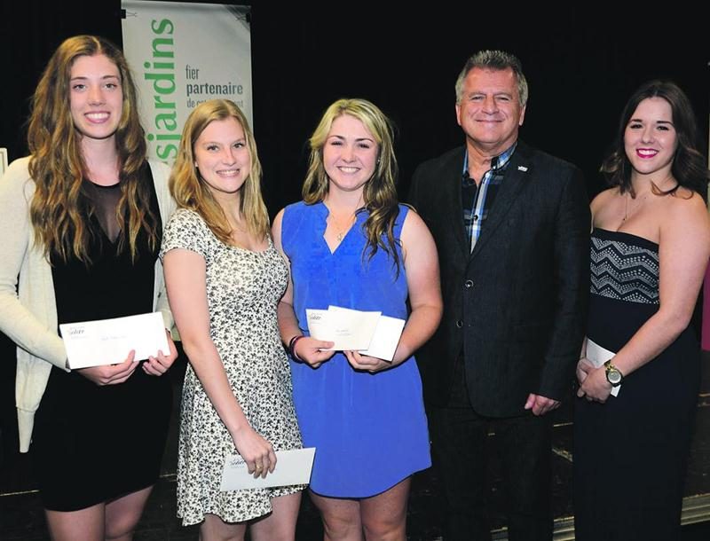 Du côté féminin, Valérie Tanguay a reçu la bourse supplémentaire de la catégorie Or.