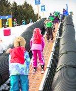 Initiation au ski alpin au parc Les Salines