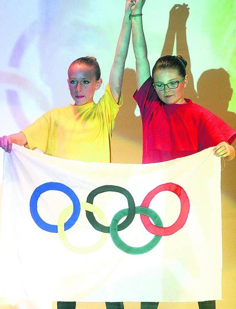 Les gymnastes de l’école Saint-Jean-Baptiste de Roxton Falls ont mérité le prix coup de coeur du public avec leur hommage aux olympiens canadiens.