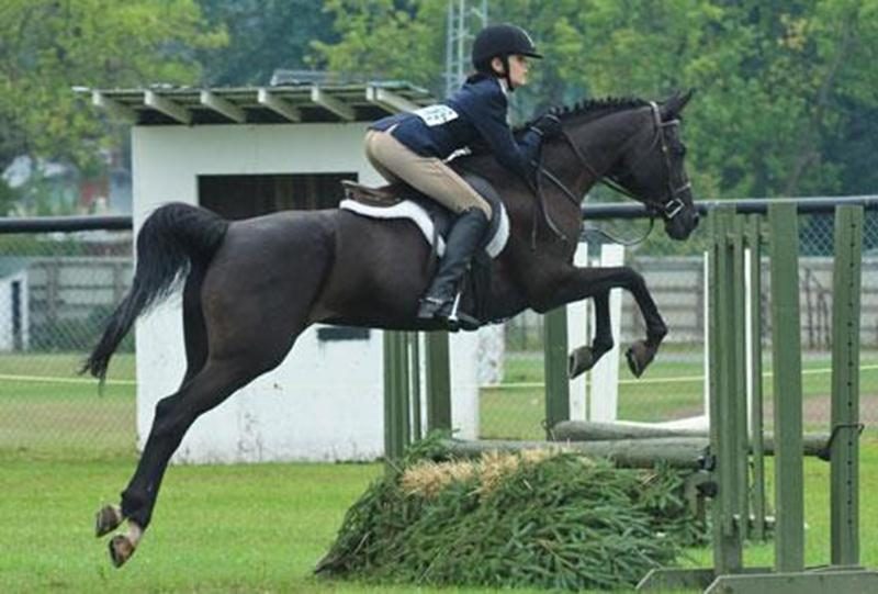 La cavalière Béatrice Daviault, de Saint-Damase.