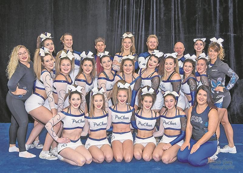 L’équipe Storm de ProCheer ira aussi au Championnat du monde dans sa catégorie ce printemps.  Photo Facebook PCA All-Stars