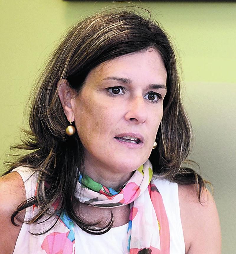 Nathalie Laberge, directrice générale par intérim de la Cité de la biotechnologie et du CLD Les Maskoutains. Photo François Larivière | Le Courrier ©