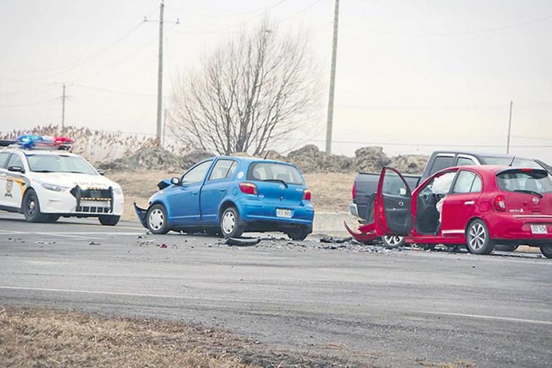 Collision sur le Grand Rang
