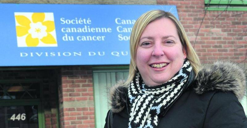 Chaque année depuis dix ans, Geneviève Courchesne amasse des fonds au profit de la Société canadienne du cancer. Photo François Larivière | Le Courrier ©