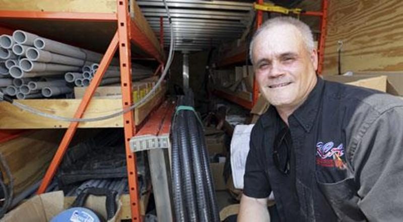Les entrepreneurs maskoutains Robert Chevrier et André Lévesque (absent sur la photo) ont vu de près l'horreur de Lac-Mégantic en juillet 2013 lorsqu'ils ont érigé un campement pour les travailleurs.
