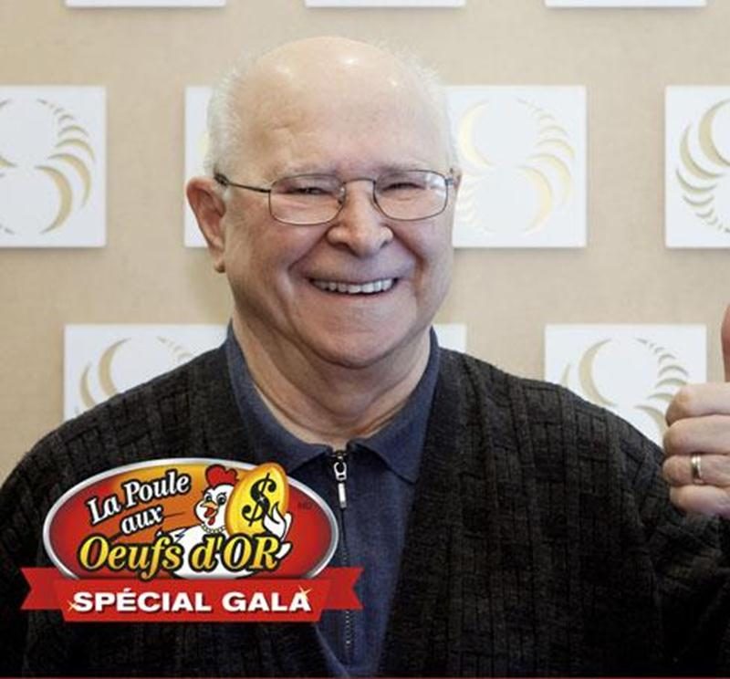 Pour son gala annuel, La Poule aux oeufs d’or donne rendez-vous aux gens de la région de la Montérégie, le dimanche 23 mars, au réseau TVA, à compter de 18 h 30. Jean-Paul Brizard, de Saint-Hyacinthe, a gagné une participation télé à ce gala exceptionnel. Il faut savoir que parmi les finalistes ayant réclamé leur lot « participation télé » et qui seront en studio, huit concurrents auront la chance de choisir entre l’oeuf et l’enveloppe et qui sait peut-être de remporter le gros lot de 1 million