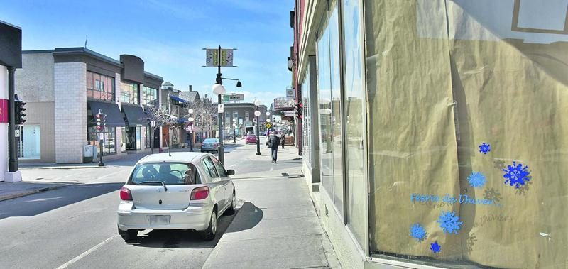 Le centre-ville de Saint-Hyacinthe. Photo François Larivière | Le Courrier ©
