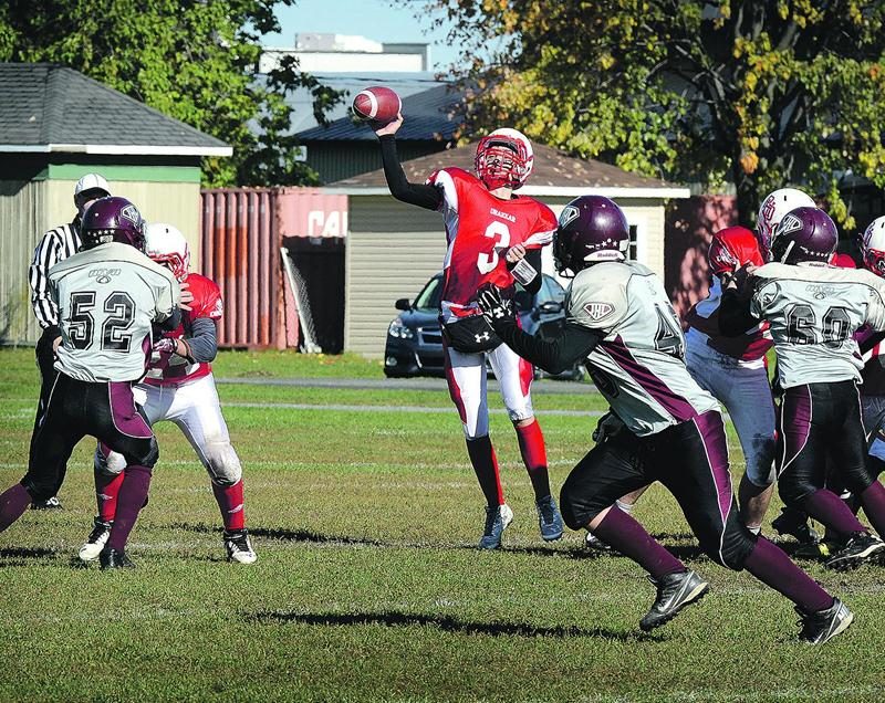 Grâce à leur victoire samedi, les Patriotes cadet se sont assurés de participer aux séries éliminatoires. Photo François Larivière | Le Courrier ©