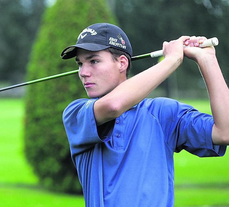 Charles St-Germain a disputé plus d’une quinzaine de tournois de golf cette saison. Photo Robert Gosselin | Le Courrier ©