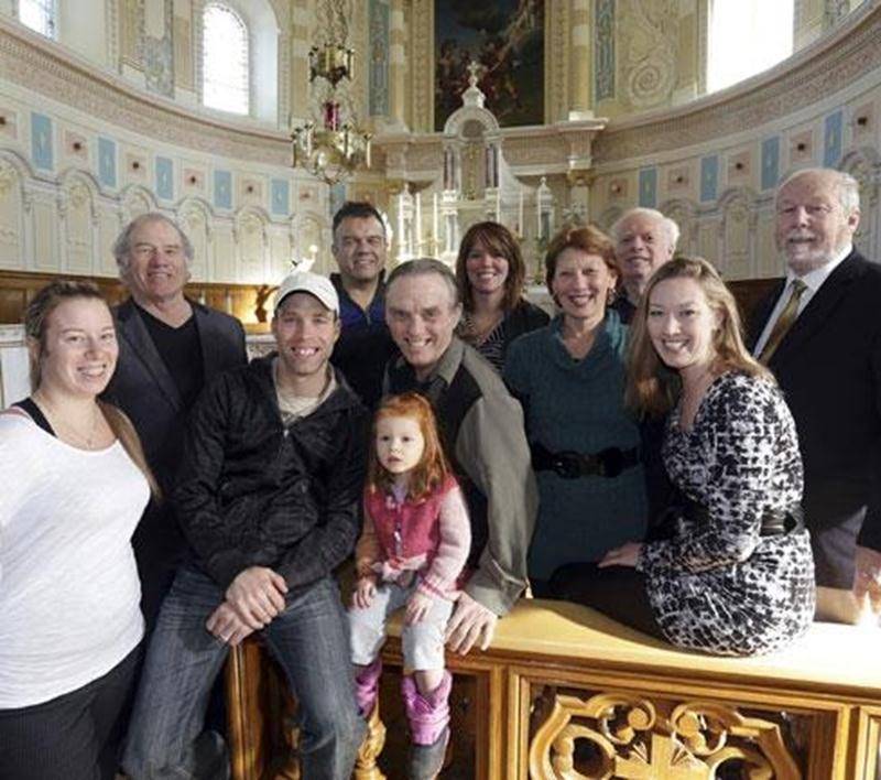Une partie de la Famille Huard qui chantera à l'église de Saint-Denis à la fin du mois.