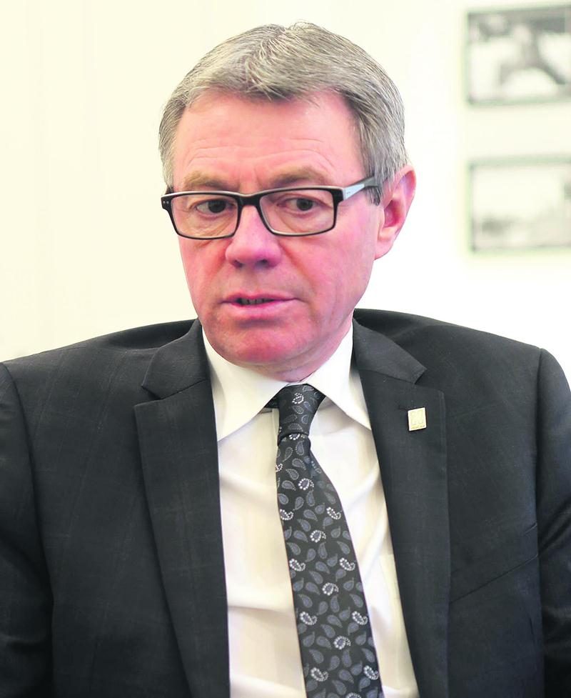 Le maire de Saint-Hyacinthe, Claude Corbeil. Photo Robert Gosselin | Le Courrier ©