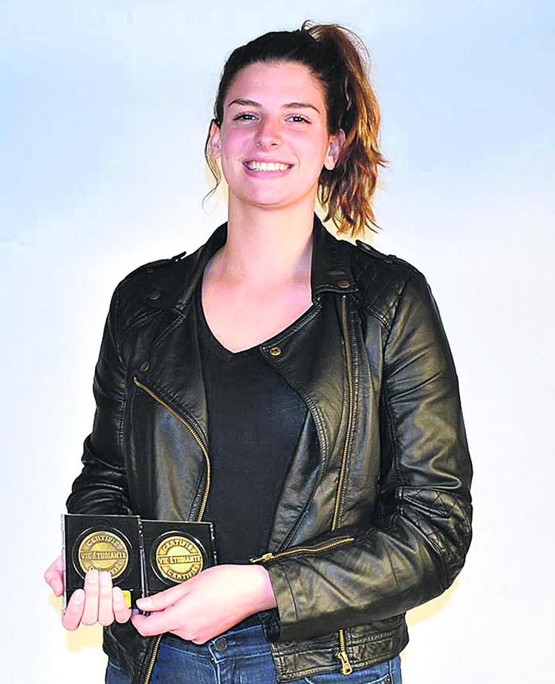 Amélie Poirier-Borduas, athlète féminine de l’année.