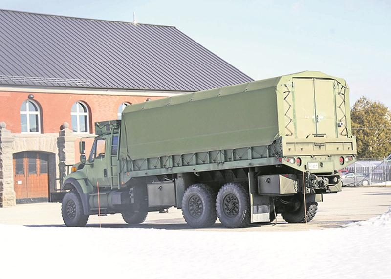 Exercice militaire à Saint-Hyacinthe