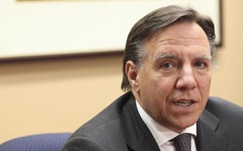 Le chef de la Coalition Avenir Québec, François Legault.