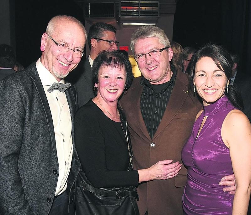Pierre Rhéaume était en pays de connaissance, en compagnie de ­Murielle et Léon Guertin, directeur général d’Expo-Champs. Photo ­François Larivière | Le Courrier ©