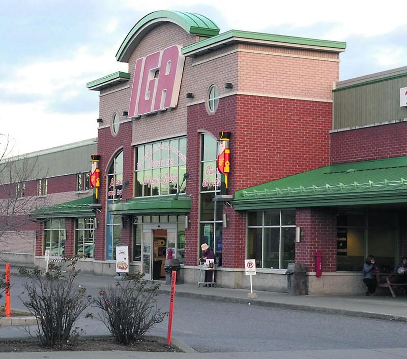 L’épicerie IGA située dans le quartier Douville à Saint-Hyacinthe. Photothèque | Le Courrier ©