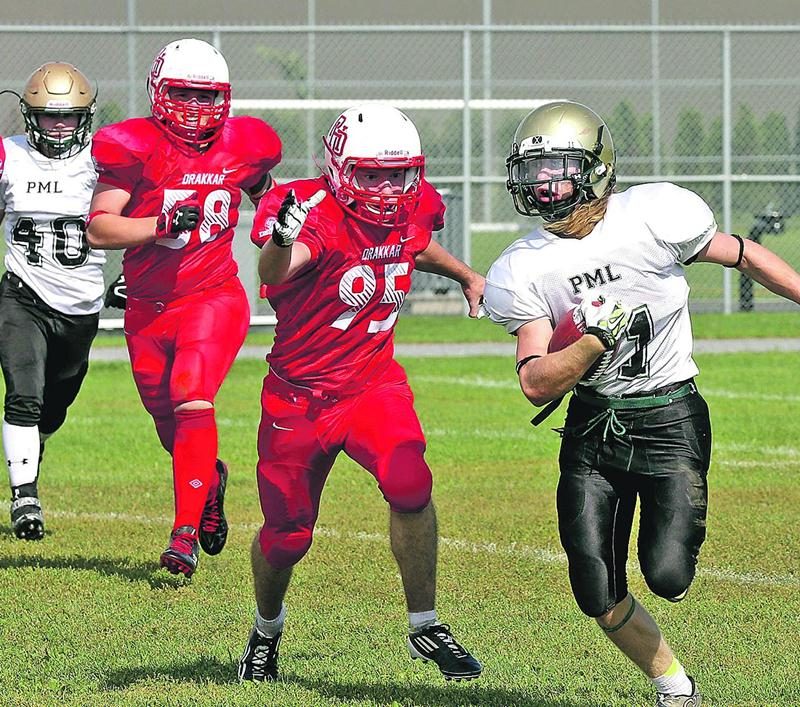 L’équipe juvénile du Drakkar a dû se contenter d’un match nul face aux Oursons de l’école Marcel-Landry. Photo Robert Gosselin | Le Courrier ©