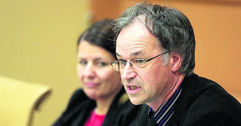 Richard Flibotte, président de la CSSH.  Photo Robert Gosselin | Le Courrier ©